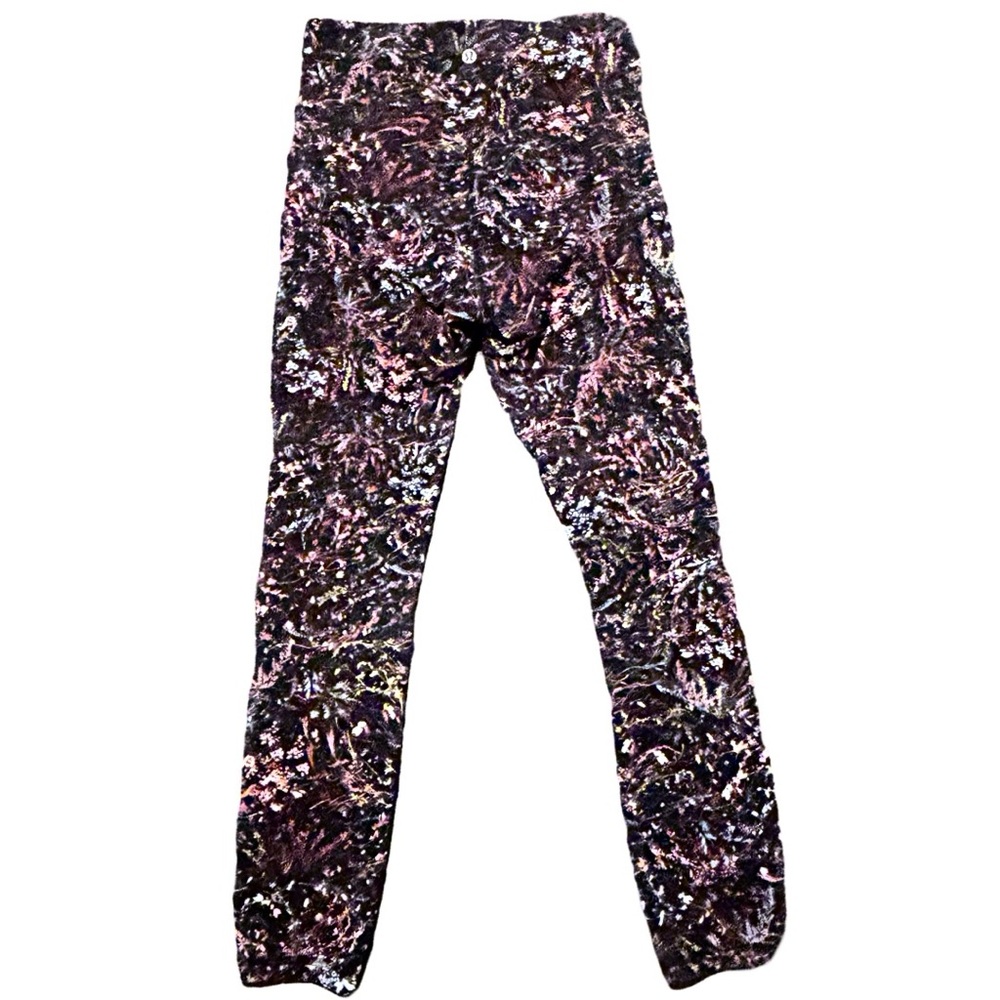 Lululemon Invigorate High-Rise Tight 25" size 6 in Foliage Overlay Multi